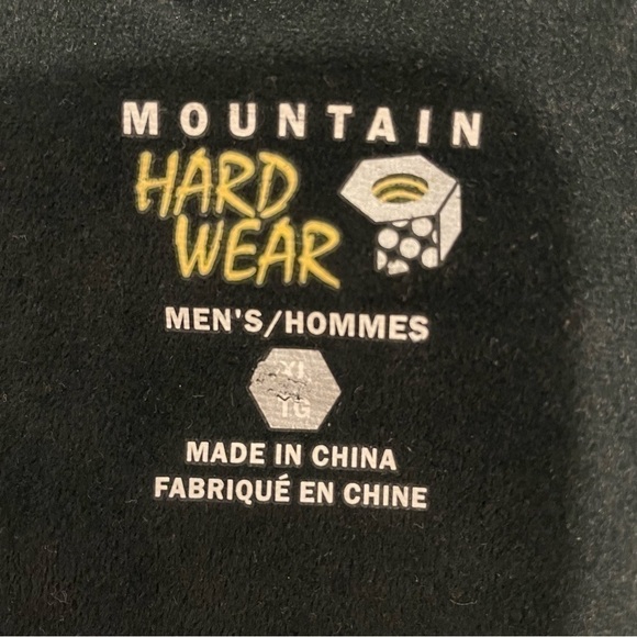 MOUNTAIN Hardwear black reflective lightweight rain shell size XL - Picture 3 of 6